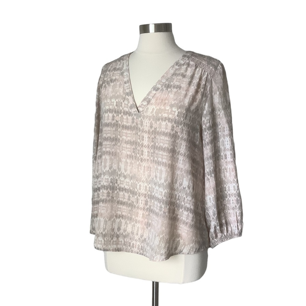 Joie Axcel 100% Silk V Neck Career Blouse MRSP $278‎